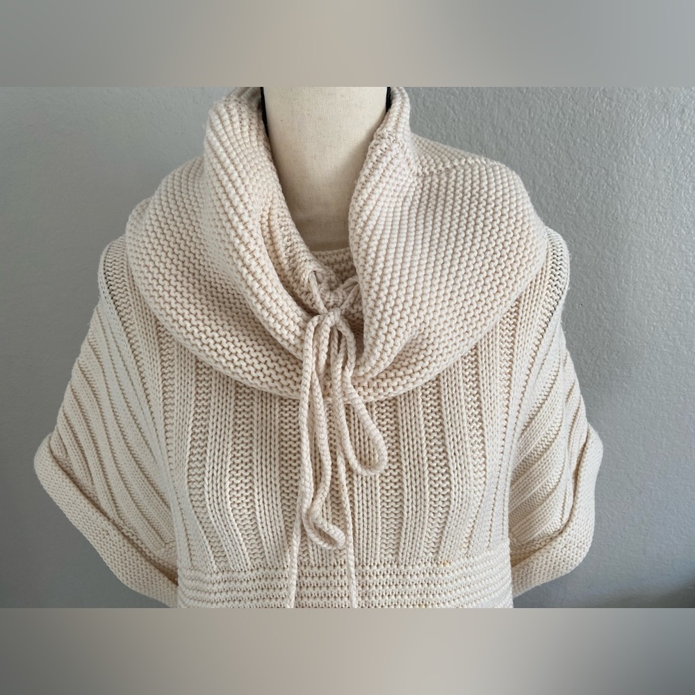 Alice+Olivia 100% Merino Wool Cowl Neck Printed Knit Long Sweater Size Small - Picture 6 of 10